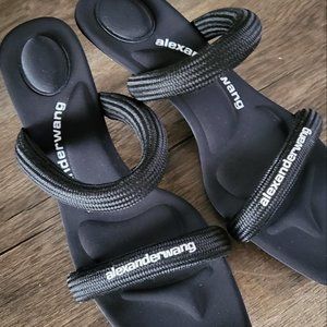 alexander wang jessi tubular webbing sandals